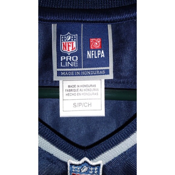 New England Patriots Blank Jersey Women's Small NFL Pro Line Blue Polyester NEW - Picture 3 of 6